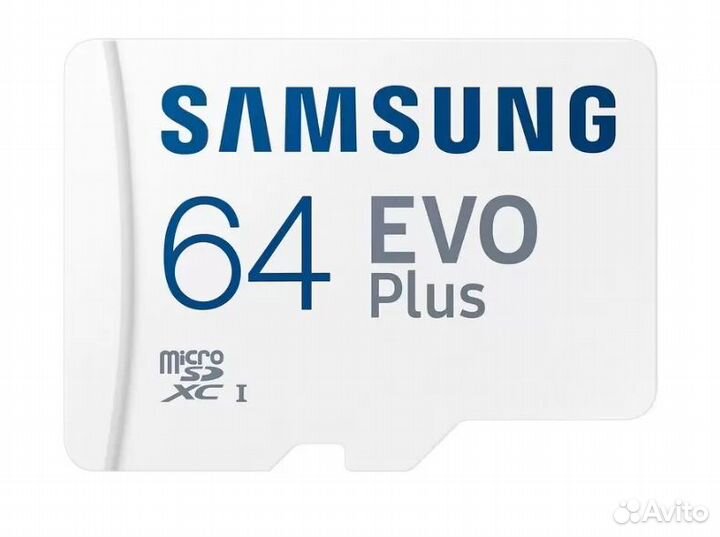 Карта памяти Samsung EVO Plus 64GB microsdxc Новая