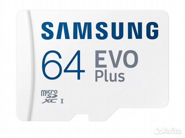 Карта памяти Samsung EVO Plus 64GB microsdxc Новая