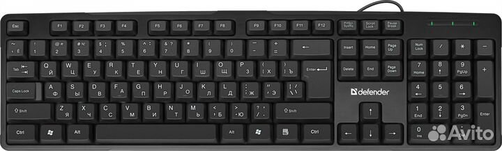 Клавиатура Defender Next HB-440 RU черная