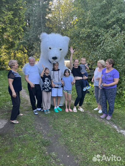 Поздравление от белого мишки (Снежок )