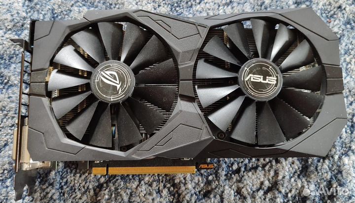 Видеокарта asus rog strix rx570 4gb