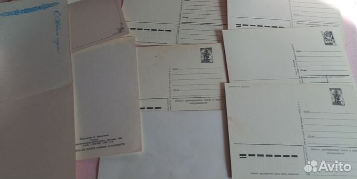 Открытки СССР чистые