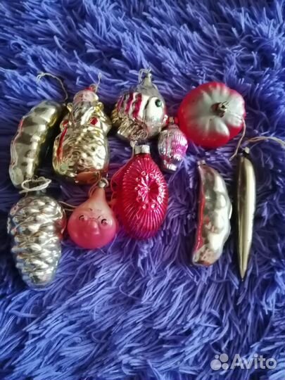Елочные игрушки СССР