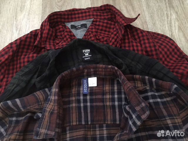 Рубашки H&M, Odji, Fsbn S/Xs