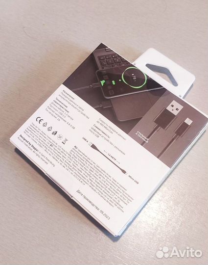 Дата кабель зарядки Deppa USB - micro USB зарядка