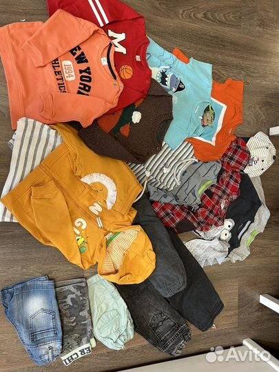 Пакет вещей на мальчика 80 86 размер