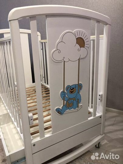 Детская кровать с матрасом