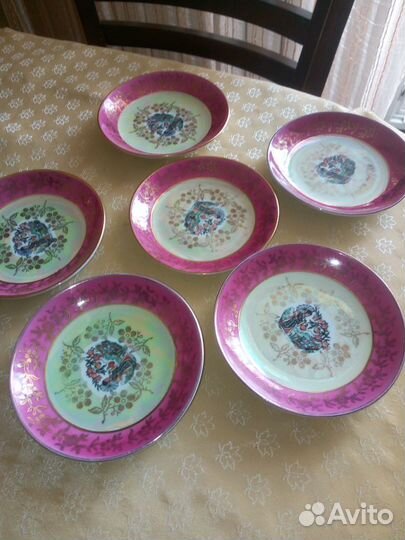 Тарелки от сервиза- Гейши. гдр