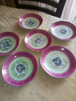 Тарелки от сервиза- Гейши. гдр