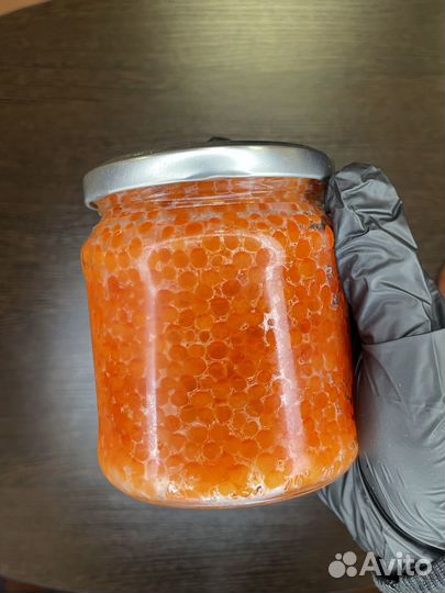 Красная икра кеты, горбуши