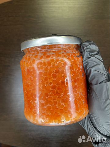 Красная икра кеты, горбуши