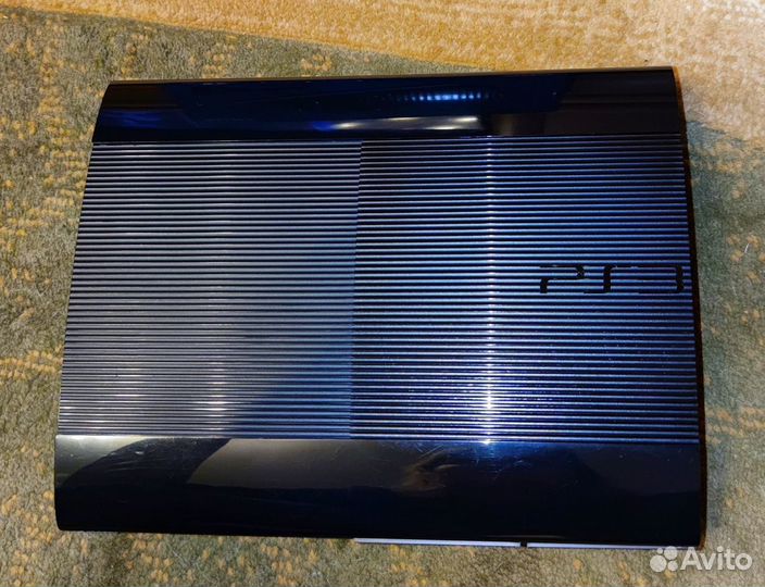 PS3 Super Slim 320Gb Прошитая + 75 игр