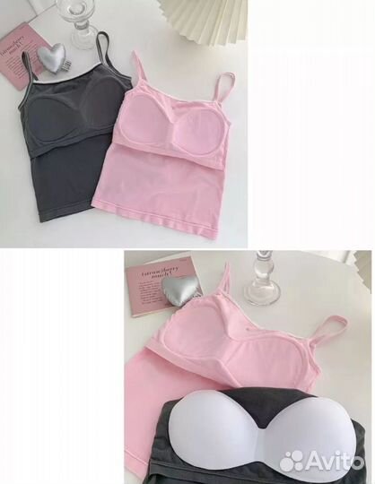 Топ майка розовый