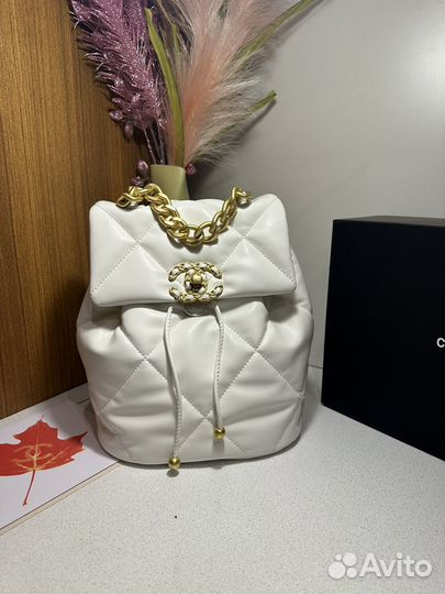 Рюкзак женский chanel кожа