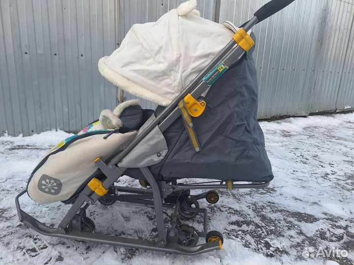 Санки на колесах