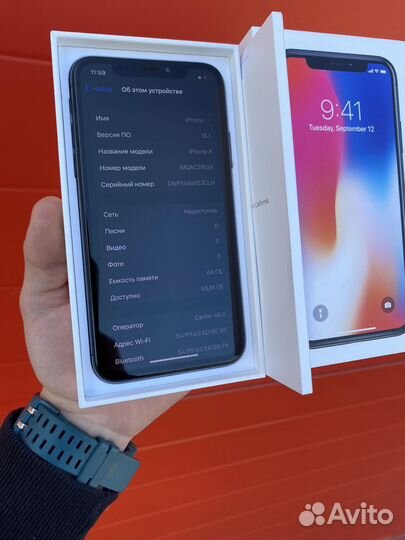 iPhone X 64gb рст