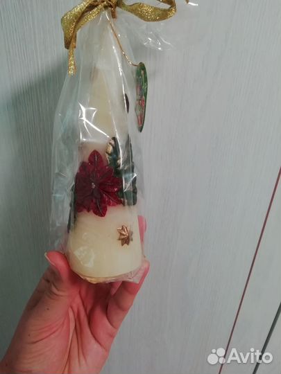 Свеча новогодняя