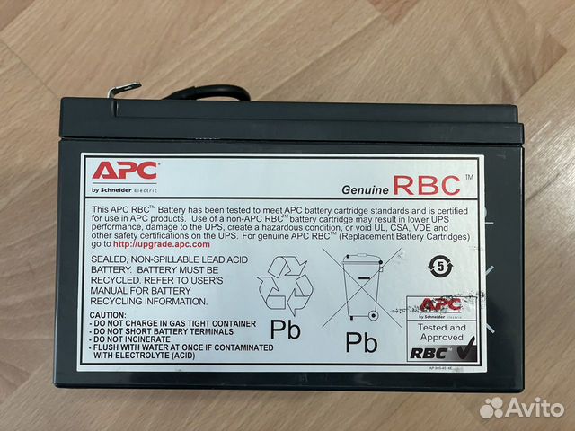 Батарея apcrbc113 не работающая