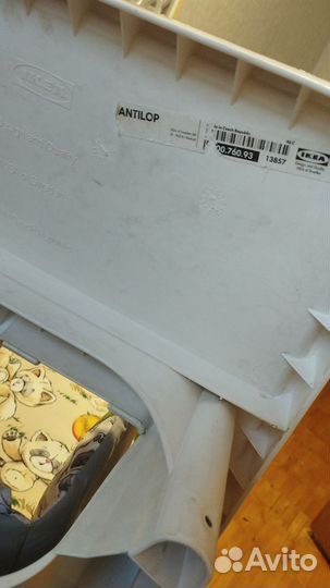 Детский стул Икеа с чехлом