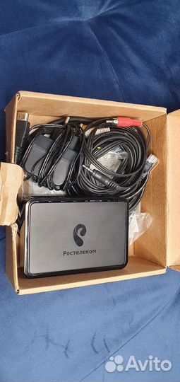 Тв приставка Ростелеком, wi-fi роутер