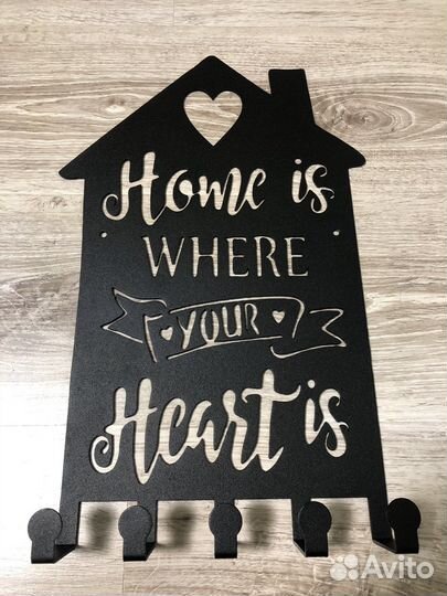 Ключница настенная металлическая