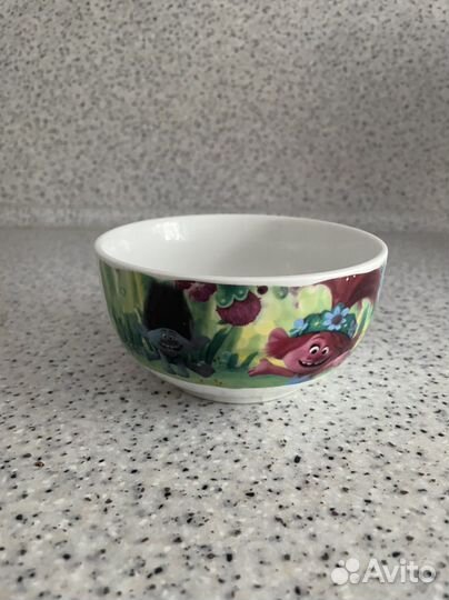 Тарелка Розочка Тролли