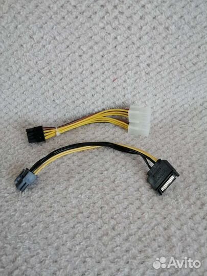 Переходники питания 6-pin для видеокарт