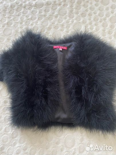 Болеро из лебяжьего пуха детское