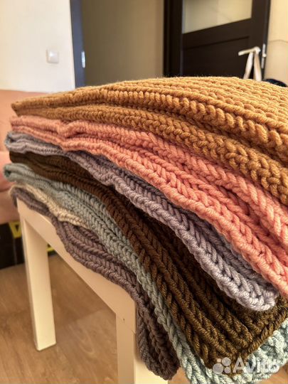 Шарф вязанный ручной работы