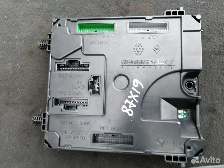 Блок управления двигателем рено лагуна 3 2.0 M9R А