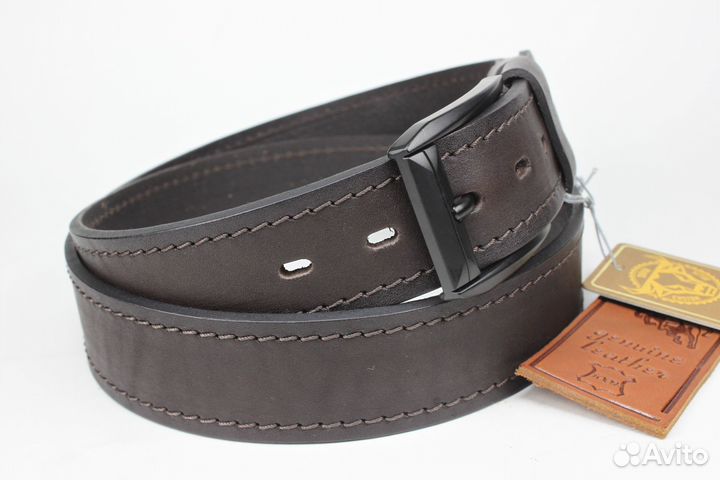 Ремень из кожи быка Black Angus 40 мм