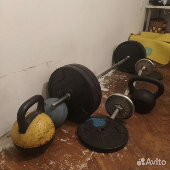 Штанга гриф блины