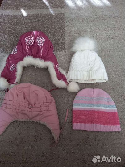 Шапка для девочки р.56