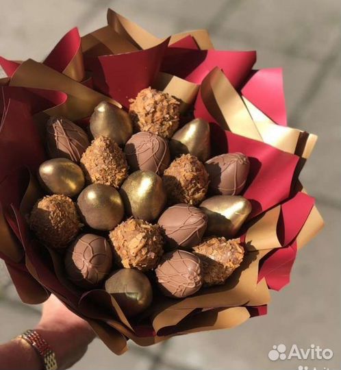 Клубника в шоколаде букет