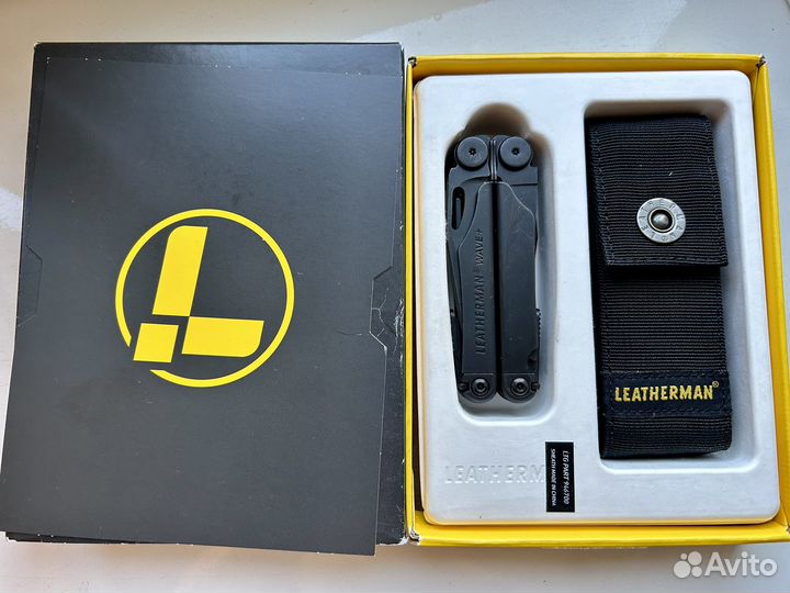 Мультитул leatherman wave plus black