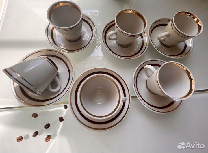 Набор кофейных чашек Полонский фз СССР