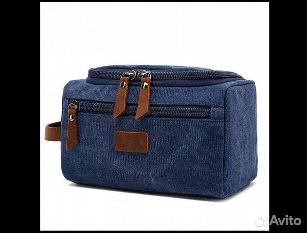 Холщовая косметичка для мужчин