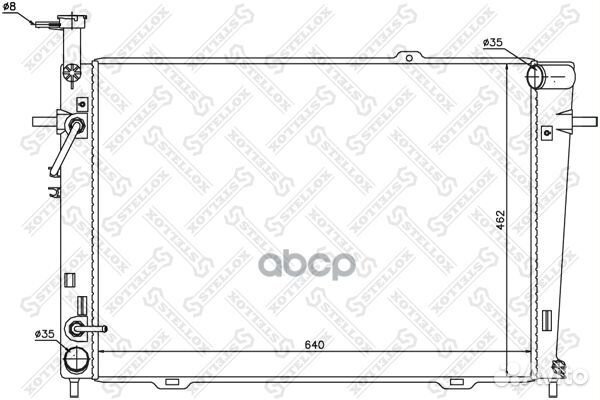 10-25417-SX радиатор системы охлаждения Hyunda
