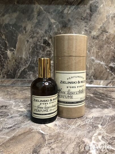 Духи Zielinski & rozen black paper & amber