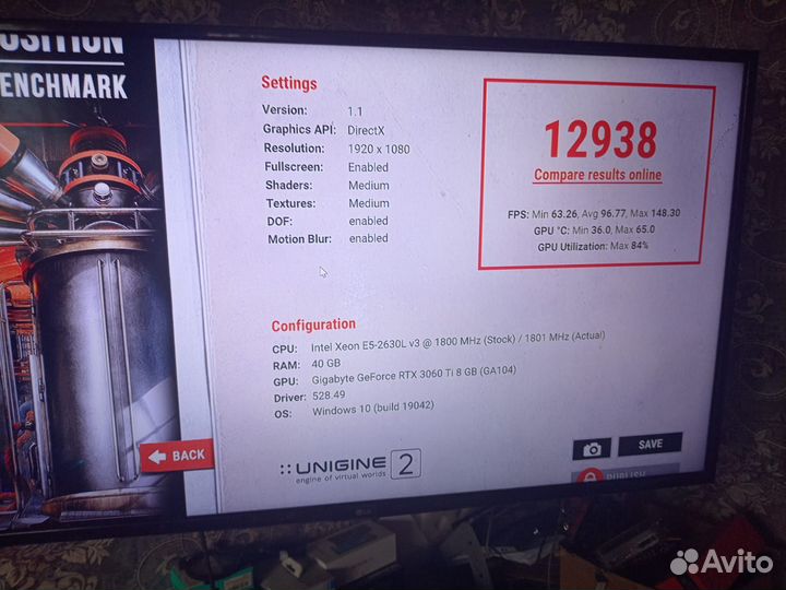 RTX 3060Ti eagle 8GB Samsung гарантия