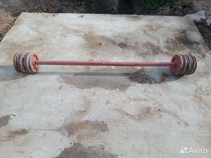 Штанга гриф блины бу