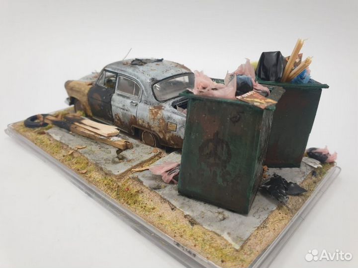 Диорама Волга газ 21И 