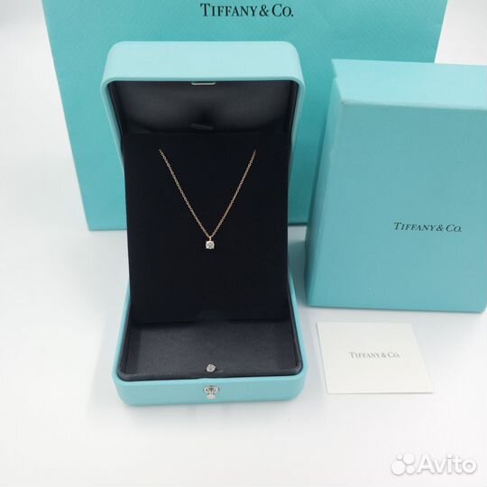 Кулон Tiffany & Co Solitaire 0.24 ct