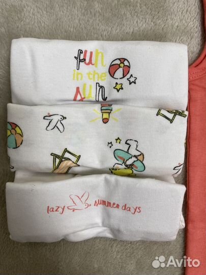 Боди майка комплект из четырех Германия 62/68