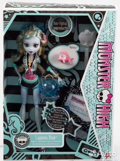 Кукла Монстер Хай лагуна блю базовая