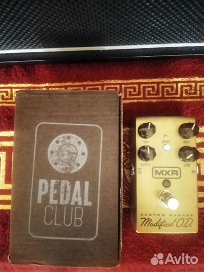 Гитарная педаль овердрайв MXR m77custom badass mod