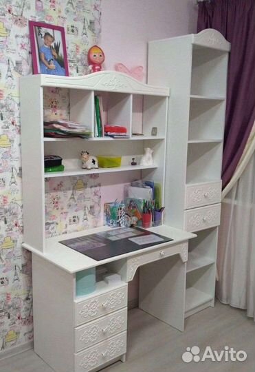 Письменный стол белый Кики