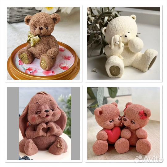 Шоколадный зайка, мишка