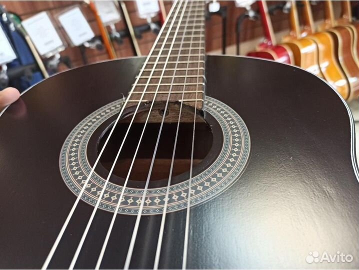 Flight C-100 BK 4/4 классическая гитара
