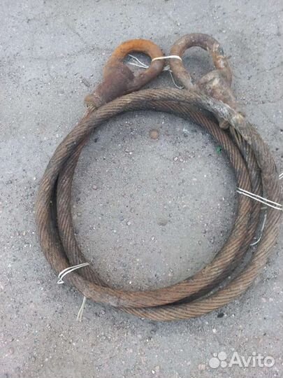 Трос буксировочный танковый